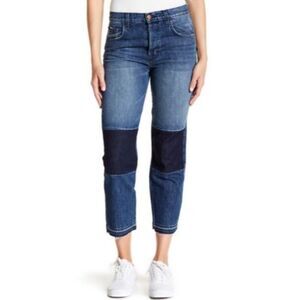 J Brand Women's Wynne High-Rise Crop Straight-Leg Jeans Size 30 Ambition